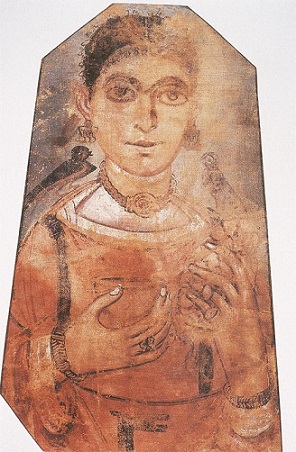 A Woman, Antinoopolis, AD 250-300 (Houston, TX, Menil Collection)